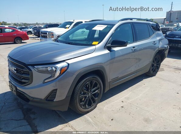 3GKALTEV2ML336070 2021 GMC TERRAIN Серый Передняя левая четверть
