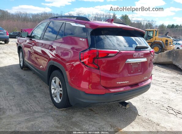 3GKALTEV6LL183028 2020 GMC TERRAIN Red Trasero izquierdo