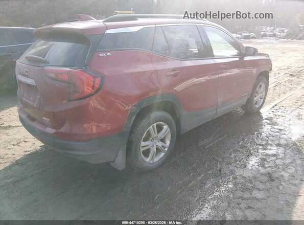3GKALTEV7JL403712 2018 GMC TERRAIN Red Tył prawy