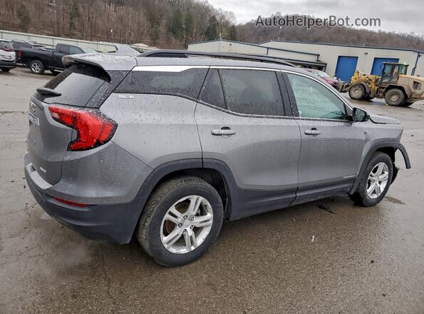 3GKALTEV7KL211465 2019 GMC TERRAIN Серый Задняя правая четверть