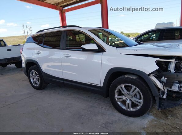 3GKALTEV8ML388304 2021 GMC TERRAIN Белый Вид задней части салона