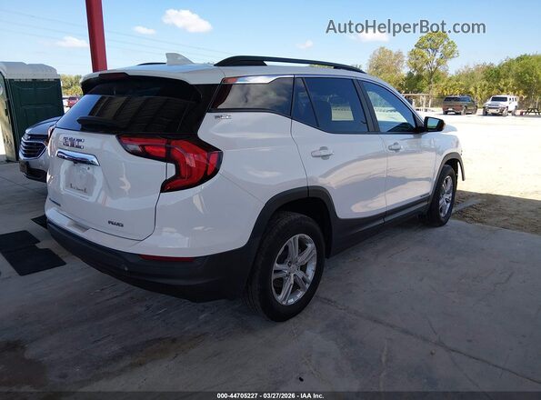3GKALTEV8ML388304 2021 GMC TERRAIN Белый Задняя правая четверть
