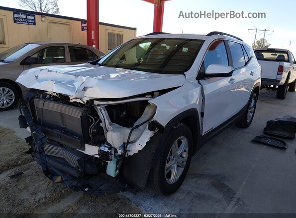 3GKALTEV8ML388304 2021 GMC TERRAIN Белый Передняя левая четверть