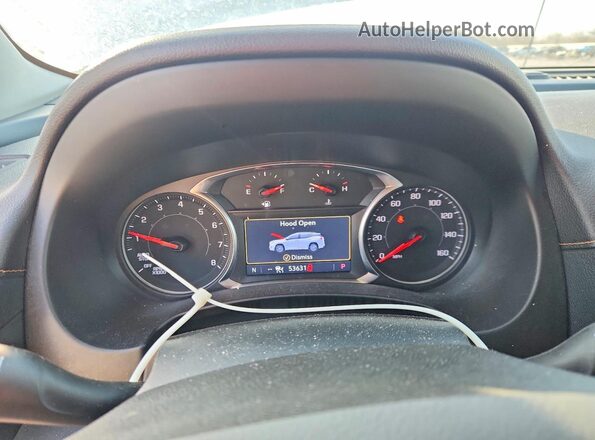 3GKALTEVXML305830 2021 GMC TERRAIN Белый Вид щитка приборов