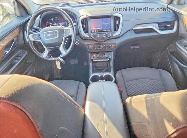 3GKALTEVXML305830 2021 GMC TERRAIN Белый Вид панели приборов