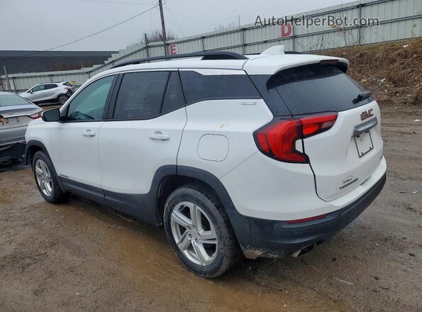 3GKALTEX0JL264279 2018 GMC TERRAIN Белый Задняя левая четверть