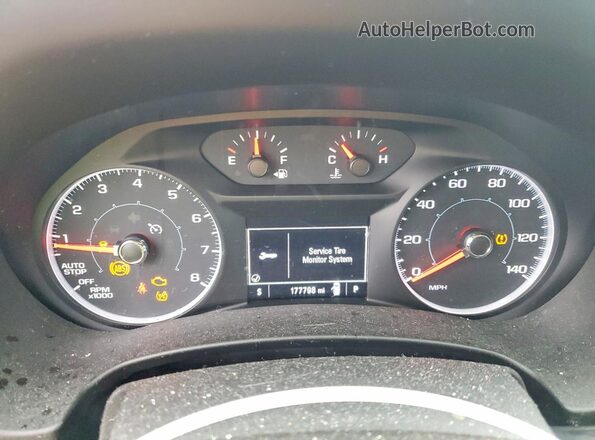 3GKALTEX0JL264279 2018 GMC TERRAIN Белый Вид щитка приборов