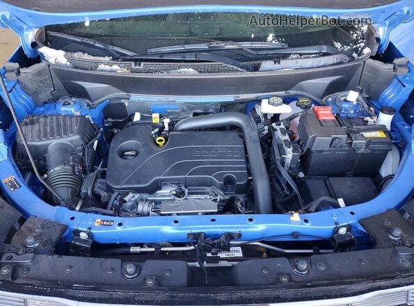 3GKALUEG2SL187339 2025 GMC TERRAIN Blue Vista del compartimento del motor