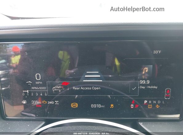 3GKALUEGXSL297264 2025 GMC TERRAIN Black Հետևի նստատեղերի տեսք