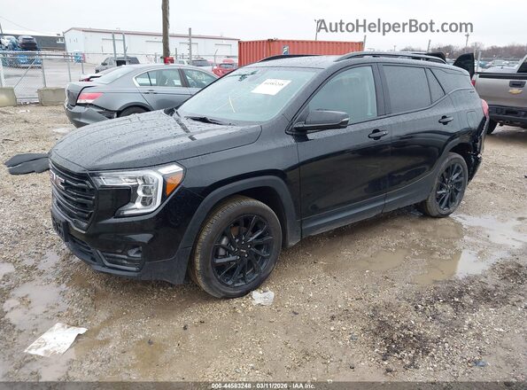 3GKALVEG6RL402446 2024 GMC TERRAIN Black Vista tres cuartos delantera izquierda