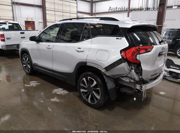 3GKALVEV0ML345877 2021 GMC TERRAIN Gray Trasero izquierdo