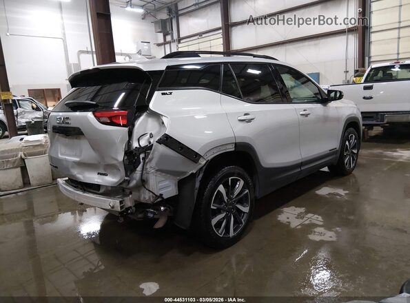 3GKALVEV0ML345877 2021 GMC TERRAIN Gray Trasero derecho