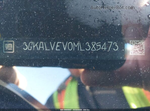 3GKALVEV0ML385473 2021 GMC TERRAIN Black Engine compartment view