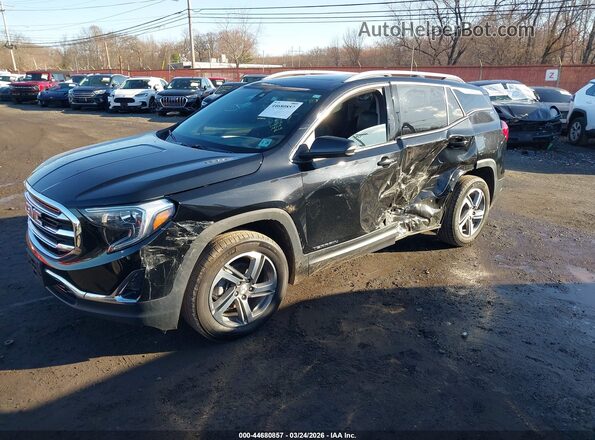 3GKALVEV0ML385473 2021 GMC TERRAIN Black Front view