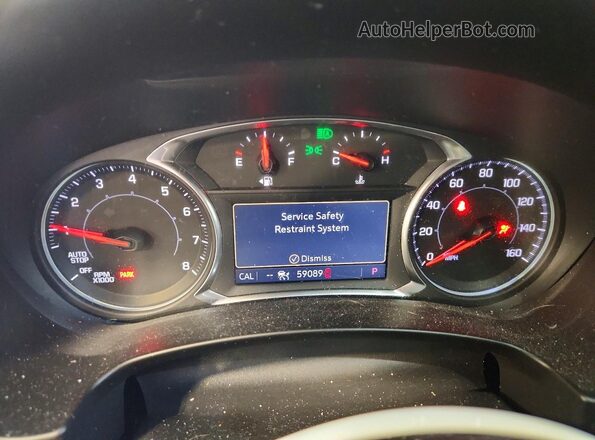 3GKALVEV2ML357111 2021 GMC TERRAIN Charcoal ხელსაწყოთა პანელის ხედი