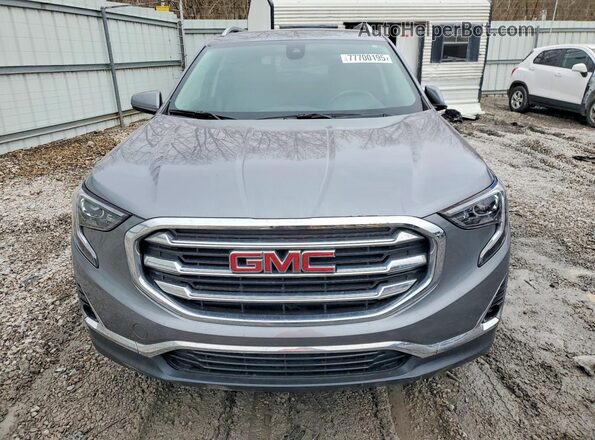 3GKALVEV2ML375267 2021 GMC TERRAIN Gray Widok z przodu