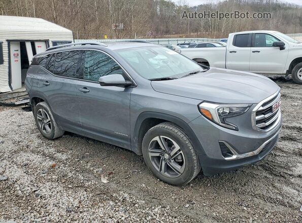3GKALVEV2ML375267 2021 GMC TERRAIN Gray Przód prawy