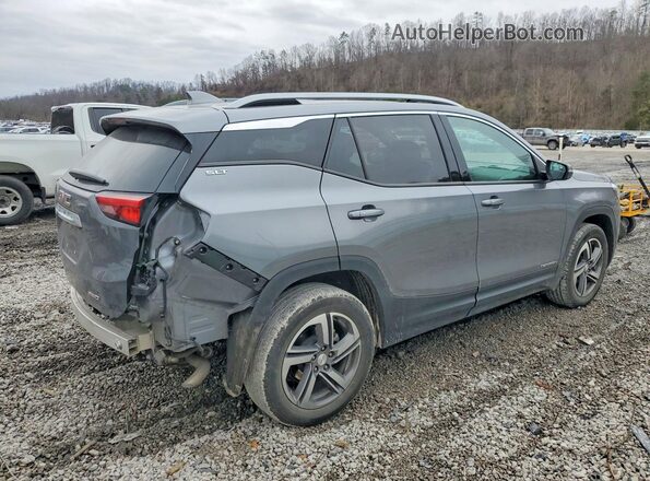 3GKALVEV2ML375267 2021 GMC TERRAIN Gray Tył prawy