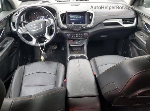 3GKALVEV2ML375267 2021 GMC TERRAIN Gray Widok deski rozdzielczej