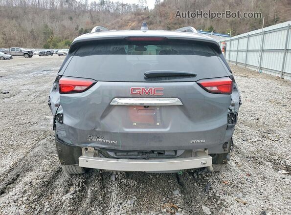 3GKALVEV2ML375267 2021 GMC TERRAIN Gray Widok z tyłu