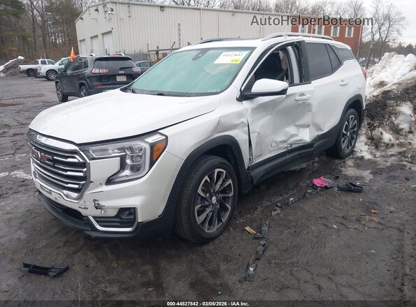 3GKALVEV2NL164412 2022 GMC TERRAIN White Przód lewy
