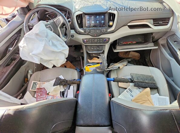 3GKALVEV3ML372586 2021 GMC TERRAIN Gray წინა პანელის ხედი