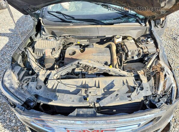 3GKALVEV3ML372586 2021 GMC TERRAIN Gray ძრავის განყოფილების ხედი