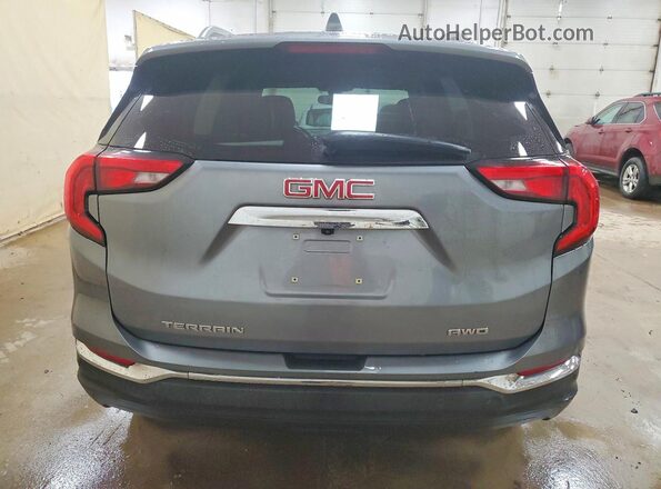 3GKALVEV4ML317015 2021 GMC TERRAIN Gray Widok z tyłu