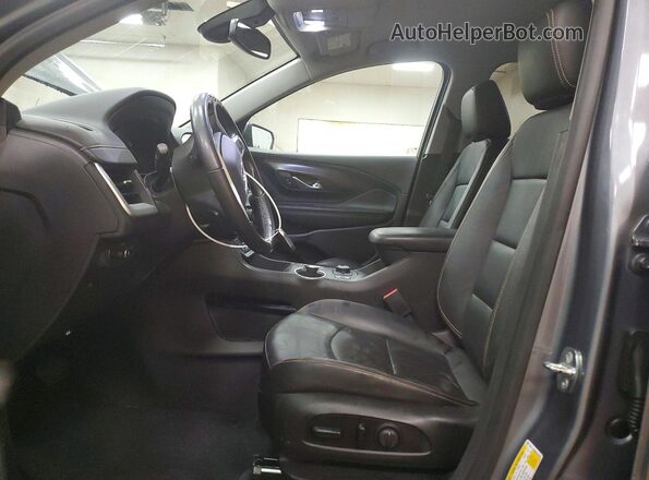 3GKALVEV4ML317015 2021 GMC TERRAIN Gray Widok wnętrza z przodu