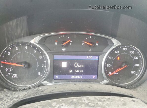 3GKALVEV6ML396770 2021 GMC TERRAIN Black ხელსაწყოთა პანელის ხედი