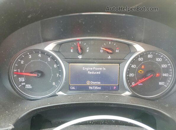 3GKALVEV7ML301780 2021 GMC TERRAIN White Vista del cuadro de instrumentos