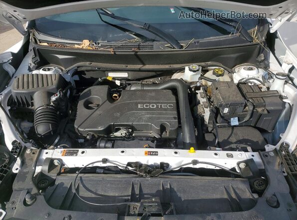 3GKALVEV7ML301780 2021 GMC TERRAIN White Vista del compartimento del motor