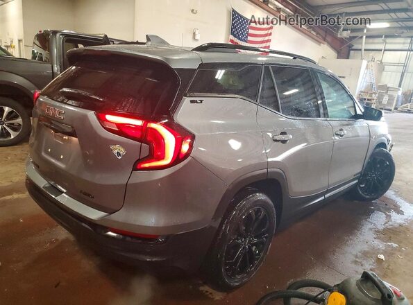3GKALVEVXML382564 2021 GMC TERRAIN Серый Задняя правая четверть
