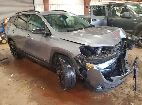 3GKALVEVXML382564 2021 GMC TERRAIN Серый Передняя правая четверть