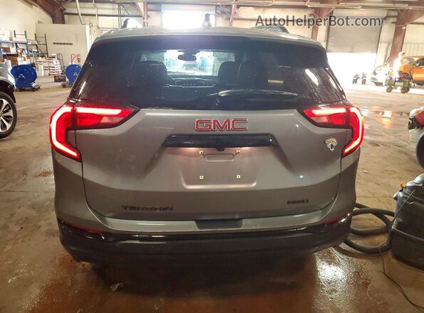 3GKALVEVXML382564 2021 GMC TERRAIN Серый Вид сзади