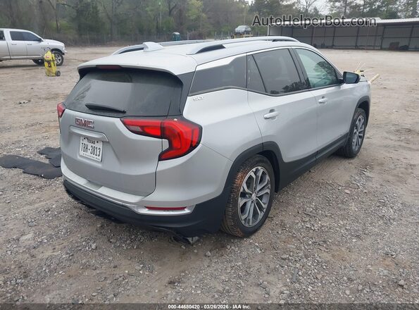3GKALVEX2JL357476 2018 GMC TERRAIN Серебряный Задняя правая четверть