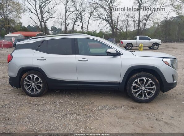 3GKALVEX2JL357476 2018 GMC TERRAIN Серебряный Вид щитка приборов