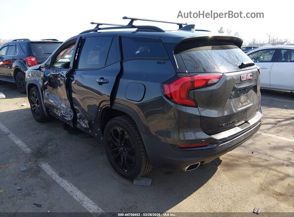 3GKALVEX2KL229725 2019 GMC TERRAIN Green Задня ліва чверть