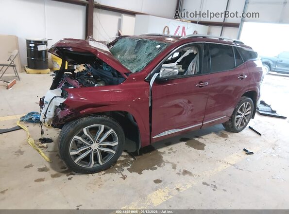 3GKALXEX1KL231333 2019 GMC TERRAIN Red Vista tres cuartos delantera izquierda