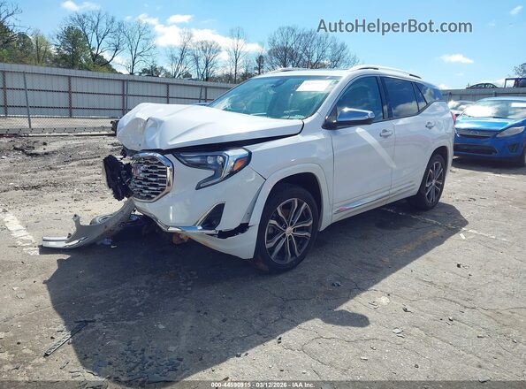 3GKALXEX6KL307399 2019 GMC TERRAIN Белый Передняя левая четверть