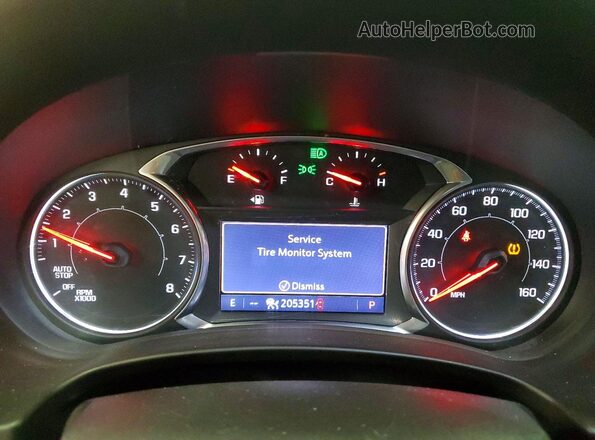 3GKALXEX7LL188747 2020 GMC TERRAIN Black ხელსაწყოთა პანელის ხედი