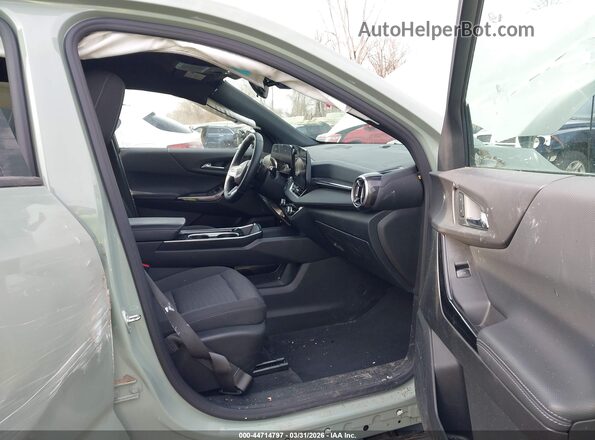 3GNAXHEG0SL252784 2025 CHEVROLET EQUINOX Green Вид салону спереду