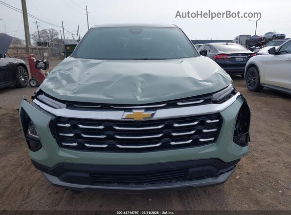 3GNAXHEG0SL252784 2025 CHEVROLET EQUINOX Green Вид спереду