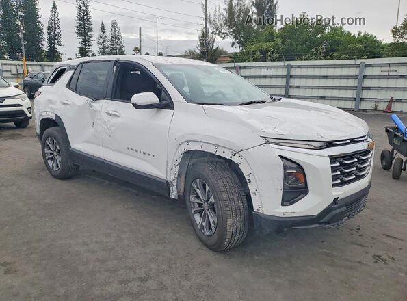 3GNAXHEG5SL207128 2025 CHEVROLET EQUINOX White Передня права чверть