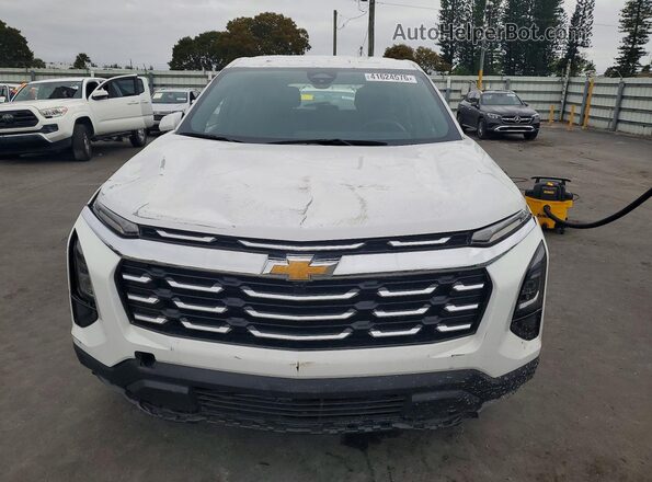 3GNAXHEG5SL207128 2025 CHEVROLET EQUINOX White Вид спереду
