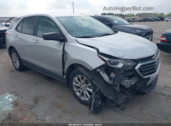 3GNAXHEV2MS114459 2021 CHEVROLET EQUINOX Silver Դիմացի տեսք