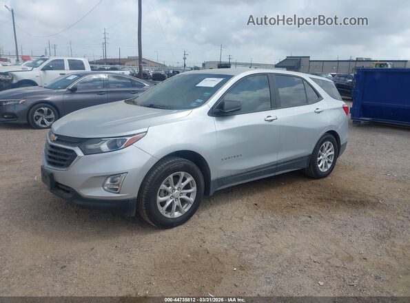3GNAXHEV2MS157991 2021 CHEVROLET EQUINOX Silver Vista tres cuartos delantera izquierda