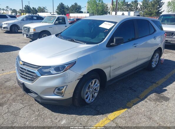 3GNAXHEV2MS170577 2021 CHEVROLET EQUINOX Silver Առջևի ձախ երեք քառորդ տեսարան