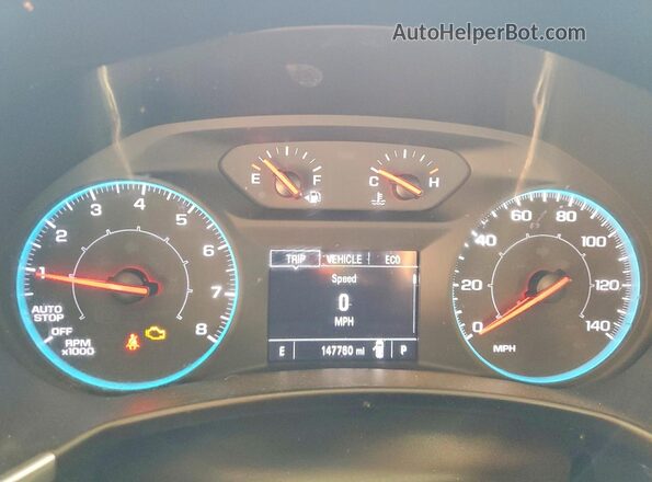 3GNAXHEV3MS141671 2021 CHEVROLET EQUINOX White Vista del cuadro de instrumentos