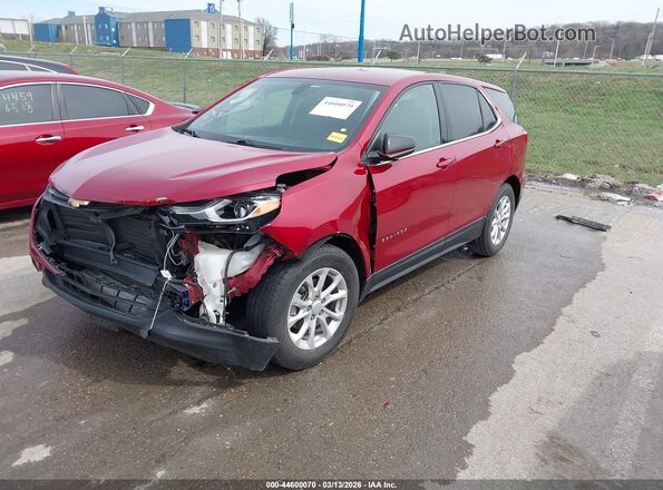 3GNAXJEV2JS560873 2018 CHEVROLET EQUINOX Red Przód lewy